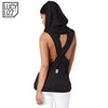 Fitness Backless Cross Sport T Shirt