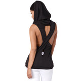 Fitness Backless Cross Sport T Shirt